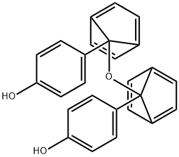 비스[α-(4-히드록시페닐)-p-톨릴]에테르 구조식 이미지