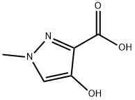 1H-Pyrazole-3-carboxylic acid, 4-hydroxy-1-methyl- Structure