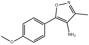 4-Isoxazolamine, 5-(4-methoxyphenyl)-3-methyl- Structure