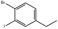 Benzene, 1-bromo-4-ethyl-2-iodo- 구조식 이미지