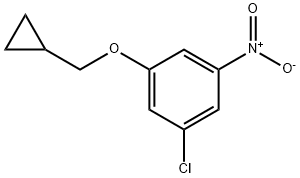 1-chloro-3-(cyclopropylmethoxy)-5-nitrobenzene Structure