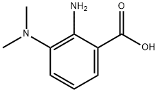 2-amino-3-(dimethylamino)benzoic acid 구조식 이미지