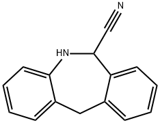 5H-Dibenz[b,e]azepine-6-carbonitrile, 6,11-dihydro- Structure