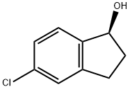 1H-Inden-1-ol, 5-chloro-2,3-dihydro-, (1S)- Structure