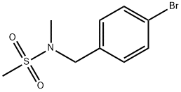 Methanesulfonamide, N-[(4-bromophenyl)methyl]-N-methyl- Structure