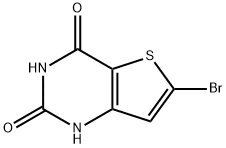 Thieno[3,2-d]pyrimidine-2,4(1H,3H)-dione, 6-bromo- 구조식 이미지