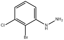 Hydrazine, (2-bromo-3-chlorophenyl)- Structure