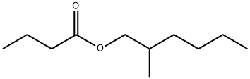 Butanoic acid, 2-methylhexyl ester Structure