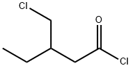 Pentanoyl chloride, 3-(chloromethyl)- Structure