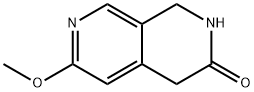 2,7-Naphthyridin-3(2H)-one, 1,4-dihydro-6-methoxy- Structure