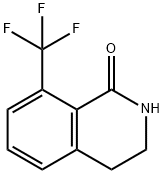 1(2H)-Isoquinolinone, 3,4-dihydro-8-(trifluoromethyl)- Structure