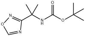 tert-butyl N-[2-(1,2,4-oxadiazol-3-yl)propan-2-yl]carbamate 구조식 이미지