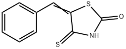 2-Thiazolidinone, 5-(phenylmethylene)-4-thioxo- Structure