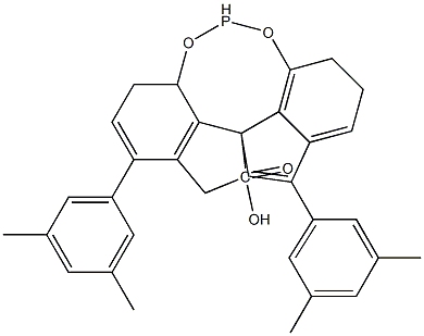 (11aS)-5-oxide-3,7-bis(3,5-diMethylphenyl)-10,11,12,13-tetrahydro-5-hydroxy-Diindeno[7,1-de:1',7'-fg][1,3,2]dioxaphosphocin 구조식 이미지