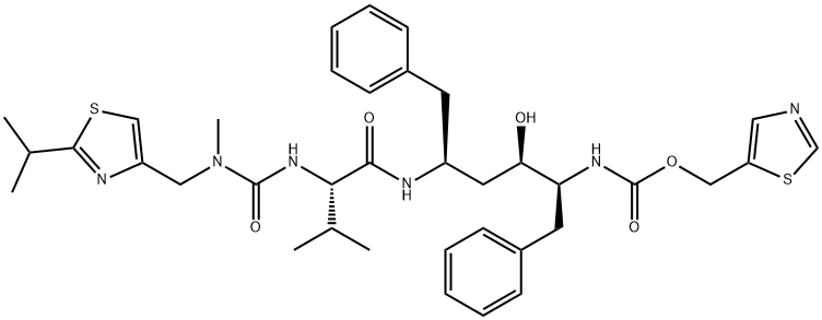 Ritonavir EP Impurity O 구조식 이미지