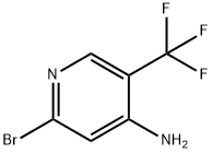 4-Pyridinamine, 2-bromo-5-(trifluoromethyl)- Structure