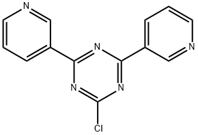 1,3,5-Triazine, 2-chloro-4,6-di-3-pyridinyl- Structure