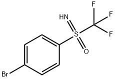 Sulfoximine, S-(4-bromophenyl)-S-(trifluoromethyl)- 구조식 이미지