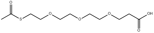 S-acetyl-PEG3-acid 구조식 이미지