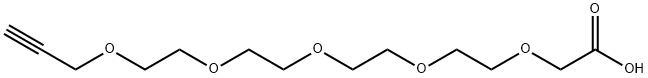 Propargyl-PEG5-CH2CO2H Structure