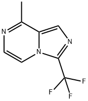 8-methyl-3-(trifluoromethyl)imidazo[1,5-a]pyrazine Structure