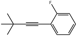 Benzene, 1-(3,3-dimethyl-1-butyn-1-yl)-2-fluoro- Structure