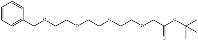 Benzyl-PEG4-CH2CO2tBu Structure