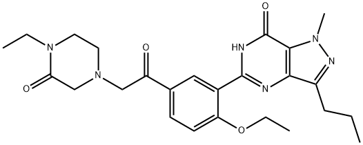 Oxohongdenafil Structure