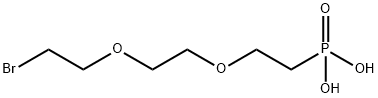 Bromo-PEG2-phosphonic acid 구조식 이미지