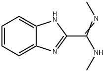 2-Benzimidazolecarboxamidine,N,N-dimethyl-(8CI) Structure