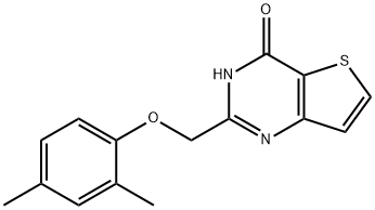 2-(2,4-dimethylphenoxymethyl)-3H,4H-thieno[3,2-d]pyrimidin-4-one Structure