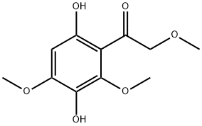 1-(3,6-Dihydroxy-2,4-dimethoxyphenyl)-2-methoxyethanone
 구조식 이미지