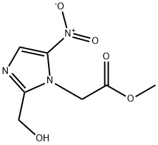 1H-Imidazole-1-acetic acid, 2-(hydroxymethyl)-5-nitro-, methyl ester Structure