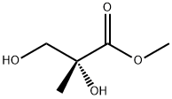 Propanoic acid, 2,3-dihydroxy-2-methyl-, methyl ester, (2R)- Structure