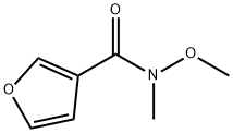 3-Furancarboxamide,N-methoxy-N-methyl-(9CI) Structure