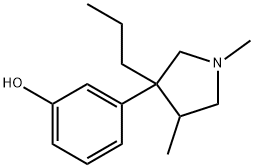 Phenol, 3-(1,4-dimethyl-3-propyl-3-pyrrolidinyl)- Structure