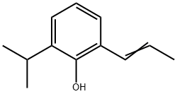 Phenol, 2-(1-methylethyl)-6-(1-propen-1-yl)- Structure
