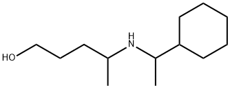 1-Pentanol, 4-[(1-cyclohexylethyl)amino]- 구조식 이미지