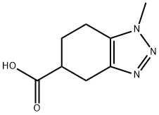 1H-Benzotriazole-5-carboxylic acid, 4,5,6,7-tetrahydro-1-methyl- Structure