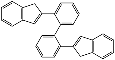1H-Indene, 2,2'-[1,1'-biphenyl]-2,2'-diylbis- (9CI) Structure