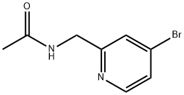 Acetamide, N-[(4-bromo-2-pyridinyl)methyl]- Structure