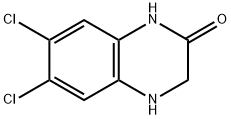 2(1H)-Quinoxalinone, 6,7-dichloro-3,4-dihydro- 구조식 이미지