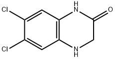 2(1H)-Quinoxalinone, 6,7-dichloro-3,4-dihydro- Structure