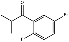 1-Propanone, 1-(5-bromo-2-fluorophenyl)-2-methyl- Structure