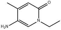 2(1H)-Pyridinone, 5-amino-1-ethyl-4-methyl- 구조식 이미지