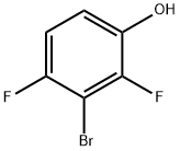 Phenol, 3-bromo-2,4-difluoro- Structure