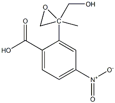 2-Oxiranemethanol, 2-methyl-, 2-(4-nitrobenzoate) 구조식 이미지