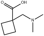 Cyclobutanecarboxylic acid, 1-[(dimethylamino)methyl]- Structure