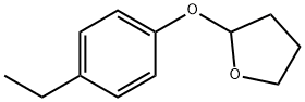 Furan, 2-(4-ethylphenoxy)tetrahydro- Structure