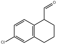 1-Naphthalenecarboxaldehyde, 6-chloro-1,2,3,4-tetrahydro- 구조식 이미지